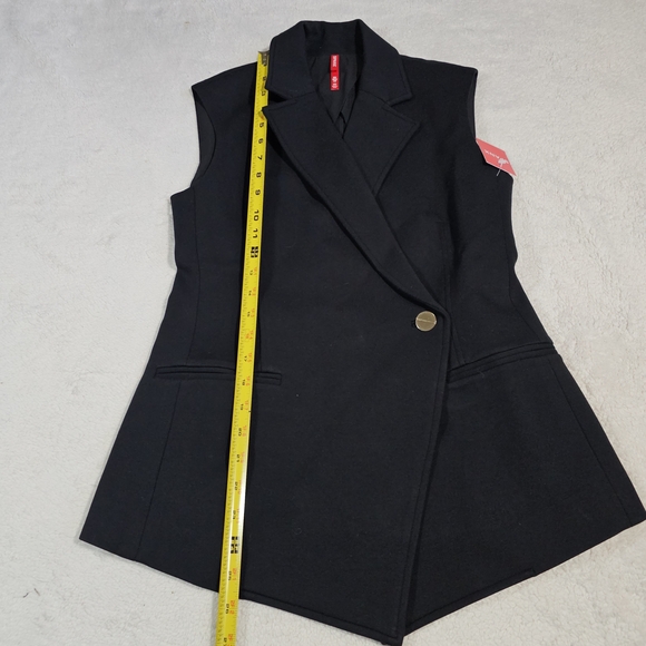 Spanx Perfect ponte vest dress minimalist preppy black sz XS - Picture 9 of 10